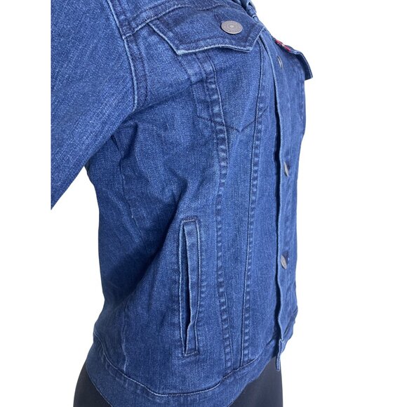 Levi Strauss & Co. Women's Blue Denim Jacket Sz M - Picture 6 of 13